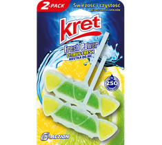 Kret – Fresh Power zawieszka do WC Citrus Fresh (2 x 40 g)