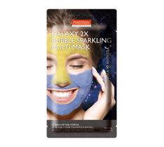 Purederm – Galaxy 2x Bubble Sparkling Multi Mask – maseczka oczyszczająca Yellow & Violet (12 g)