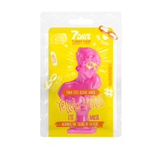 7Days Candy Shop Yellow Venus maska do skóry wokół oczu usuwająca oznaki zmęczenia (10 g)
