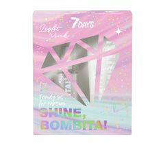7Days Shine Bombita! Pinky zestaw perfumowana mgiełka do ciała 135ml + rozświetlające mleczko do ciała 150ml (1 szt.)