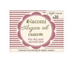 Nacomi Argan Oil Cream krem arganowy z kwasem hialuronowym na noc 30+ (50 ml)