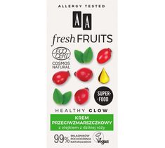 AA Fresh Fruits krem przeciwzmarszczkowy z olejkiem z dzikiej róży (50 ml)