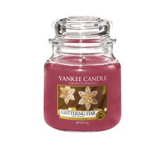 Yankee Candle Świeca zapachowa średni słój Glittering Star 411g