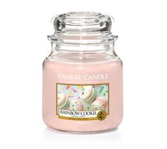 Yankee Candle – Świeca zapachowa średni słój Rainbow Cookie (411 g)