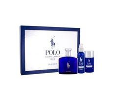 Ralph Lauren Polo Blue zestaw woda perfumowana spray 125ml + nawilżający balsam do twarzy 75ml + dezodorant sztyft 75ml