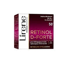 Lirene Retinol D-Forte 50+ liftingujący krem spłycający zmarszczki na dzień (50 ml)