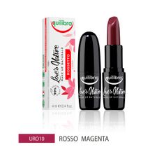 Equilibra Love's Nature Lipstick pomadka do ust 10 Red Magenta (4 ml)