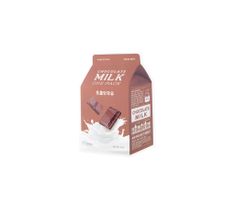 A'Pieu – Chocolate Milk One-Pack wygładzająca maseczka w płachcie Czekolada (20 g)