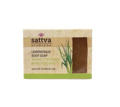 Sattva Body Soap indyjskie mydło glicerynowe Lemongrass (125 g)