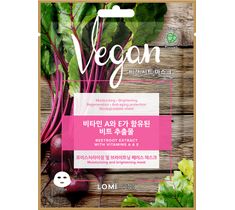Lomi Lomi Vegan Sheet Mask – wegańska maseczka w płachcie Burak (20 ml)