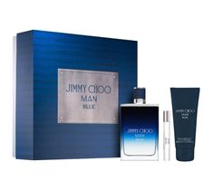 Jimmy Choo – Man Blue zestaw woda toaletowa spray 100ml + miniatura wody toaletowej 7.5ml + balsam po goleniu 100ml (1 szt.)