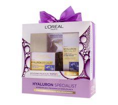 L'Oreal Paris Hyaluron Specialist zestaw kosmetyków krem na dzień (50 ml) + krem pod oczy (15 ml) + maska w płachcie (30 g)