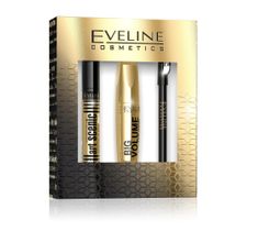 Eveline Cosmetics – zestaw Big Volume Explosion Mascara tusz do rzęs (12 ml) + Art Scenic 3w1 korektor do brwi (10 ml) + Eyeliner Pencil kredka do oczu Black (0.28 g)
