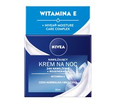 Nivea 24H Nawilżenia krem na noc nawilżający - cera normalna i mieszana (50 ml)