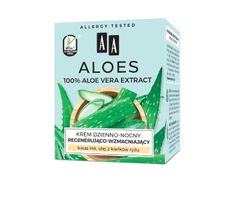 AA Aloes 100% aloe vera extract krem dzienno-nocny regenerująco-wzmacniający (50 ml)
