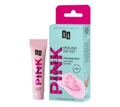 AA Aloes Pink wygładzający peeling do ust lip care scrub (10 g)