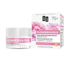 AA Flowers&Oils 75+ Odbudowa krem przeciwzmarszczkowy na dzień i noc 50ml