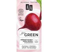 AA – Go Green energetyzujący krem-maska z burakiem Natural  (50 ml)