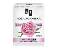 AA Moc roślin Róża japońska krem na noc skóra wrażliwa 60+ 50 ml