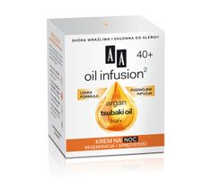 AA Oil Infusion 40+ krem do twarzy przeciwzmarszczkowy na noc 50 ml