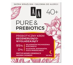 AA Pure&Prebiotics 40+ prebiotyczny krem regenerująco-wygładzający na noc (50 ml)