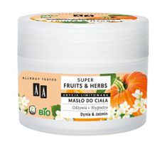 AA Super Fruits & Herbs masło do ciała Dynia & Jaśmin (200 ml)