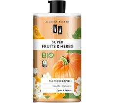 AA Super Fruits & Herbs płyn do kąpieli dynia&jaśmin (750 ml)