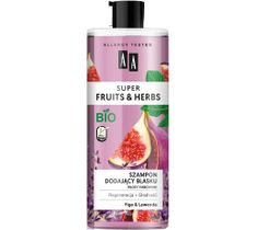 AA Super Fruits & Herbs szampon dodający blasku włosy farbowane figa&lawenda (500 ml)
