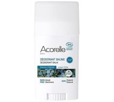 Acorelle Organiczny dezodorant w sztyfcie Jałowiec i Mięta (40 g)