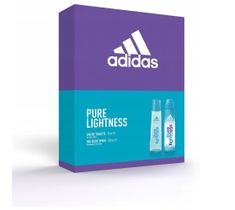 Adidas Pure Lightness zestaw woda toaletowa spray (75 ml) + dezodorant spray (150 ml)
