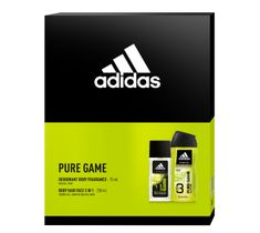 Adidas Zestaw prezentowy Pure Game Men żel pod prysznic 250ml+ deo atomizer 75ml