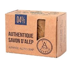 Alepeo Authentic Aleppo Soap 04% naturalne mydło w kostce (200 g)