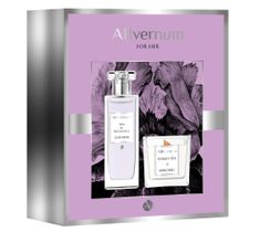 Allvernum – Zestaw prezentowy woda perfumowana Iris & Patchouli 50ml + świeca Forest Spa 100g (1 szt.)