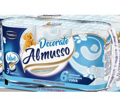 Almusso Decorato Papier toaletowy niebieski (6 rolek)