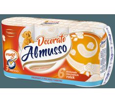 Almusso Decorato papier toaletowy pomarańczowy (6 rolek)