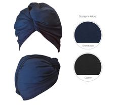Anwen Wrape It Up – turban do włosów granatowy (1 szt.)