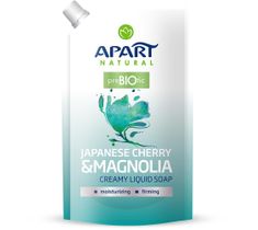Apart Natural Prebiotic Refill kremowe mydło w płynie Japanese Cherry & Magnolia (400 ml)