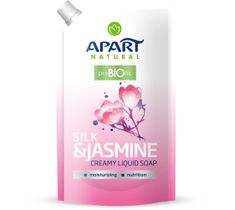Apart Natural Prebiotic Refill kremowe mydło w płynie Silk & Jasmine (400 ml)