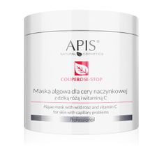 Apis Couperose-Stop Algae Mask maska algowa dla cery naczynkowej z dziką różą i witaminą C (200 g)
