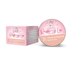 APIS Raspberry Lips cukrowy peeling do ust 10ml