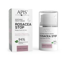 Apis Rosacea-Stop kojący krem na noc do cery z trądzikiem różowatym i wrażliwej (50 ml)