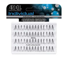 Ardell Individual - sztuczne rzęsy w kępkach z węzełkami Long Black (56 szt.)