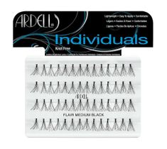 Ardell Individual Knotted zestaw 56 kępek rzęs Medium Black