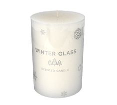 Artman – Boże Narodzenie Świeca zapachowa Winter Glass biała - walec średni (1 szt.)