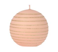 Artman – Świeca ozdobna Andalo rose gold - kula średnia (1 szt .)