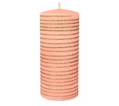 Artman – Świeca ozdobna Andalo rose gold - walec duży (1 szt.)