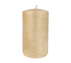 Artman – Świeca ozdobna Glamour rose gold - walec mały (1 szt.)