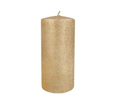 Artman – Świeca ozdobna Glamour rose gold- walec średni (1 szt.)