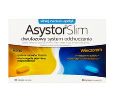 Asystor Slim Dwufazowy system odchudzania suplement diety 60 tabletek