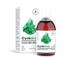 Aura Herbals Cynkdrop Cynk & B6 & B12 suplement diety w płynie 500ml
